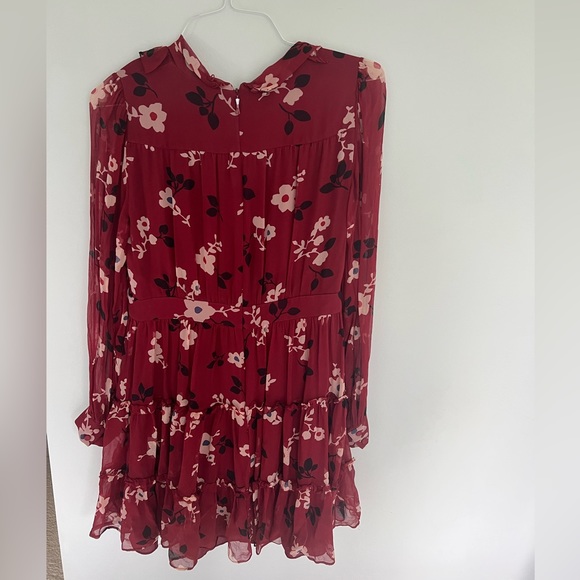 Burgundy Kate Spade mini dress, size 8 - Picture 3 of 4